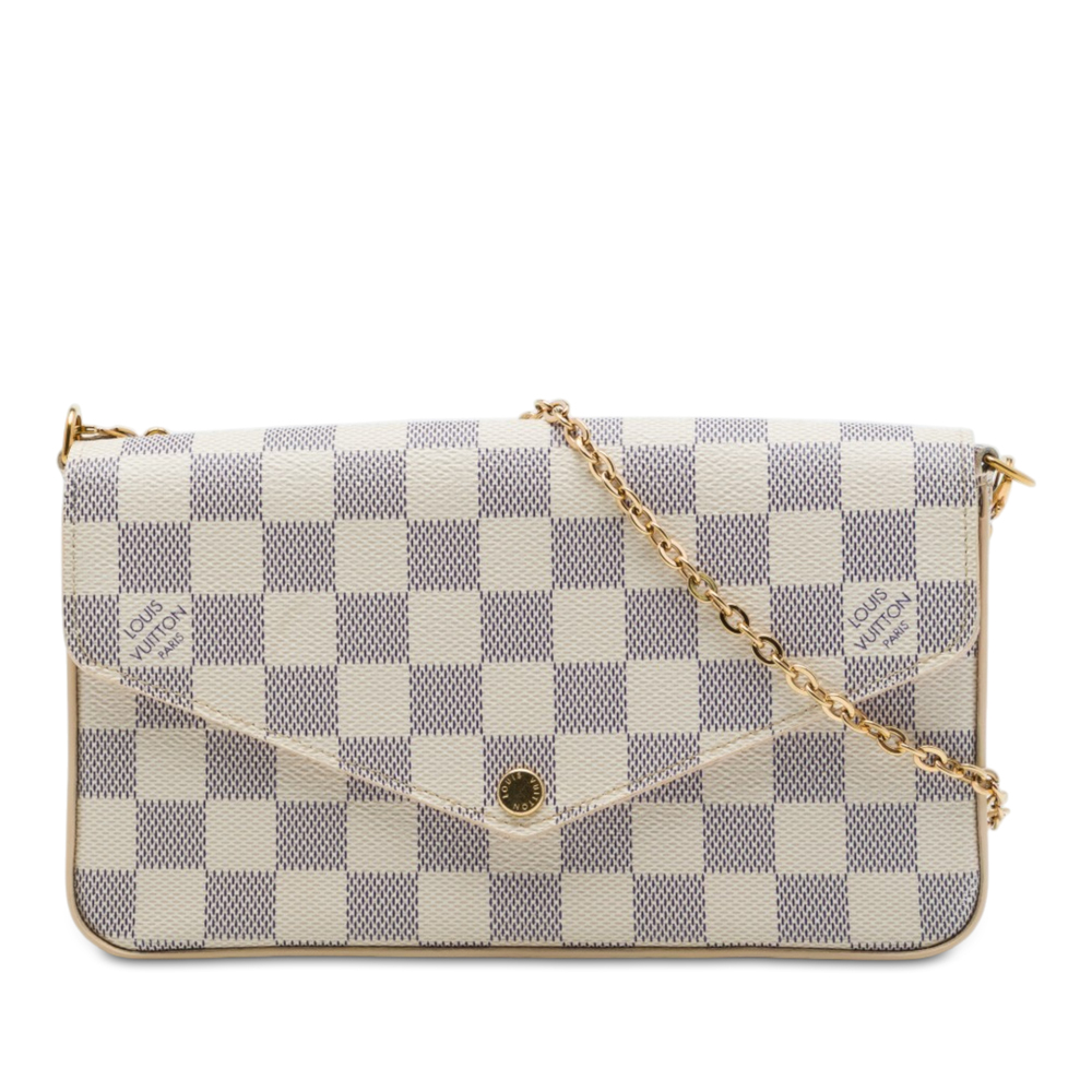 Pre-Loved Louis Vuitton Damier Azur Pochette Felicie